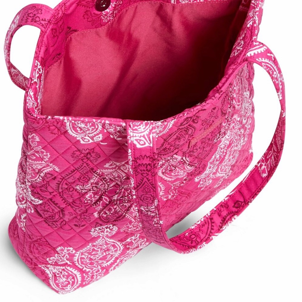 Vera Bradley Stamped Paisley Tote Bag - Picture 8 of 9